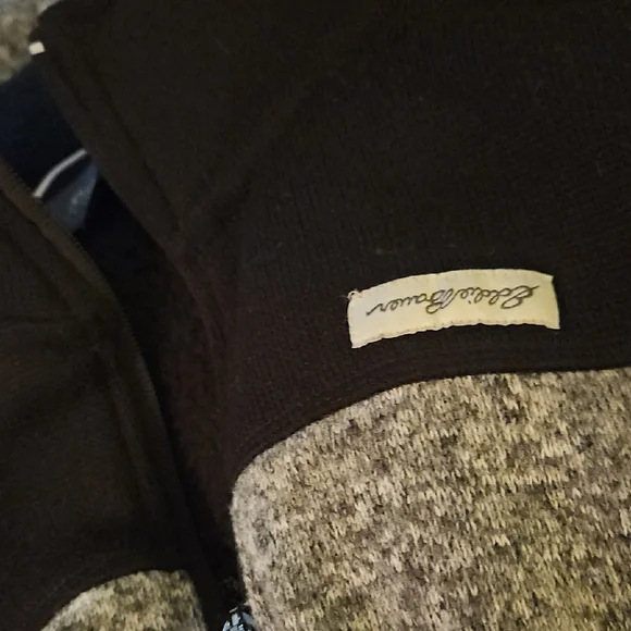 Eddie Bauer Men’s Black/Grey Half Zip Sweater Fleece – Size XL - Picture 8 of 8
